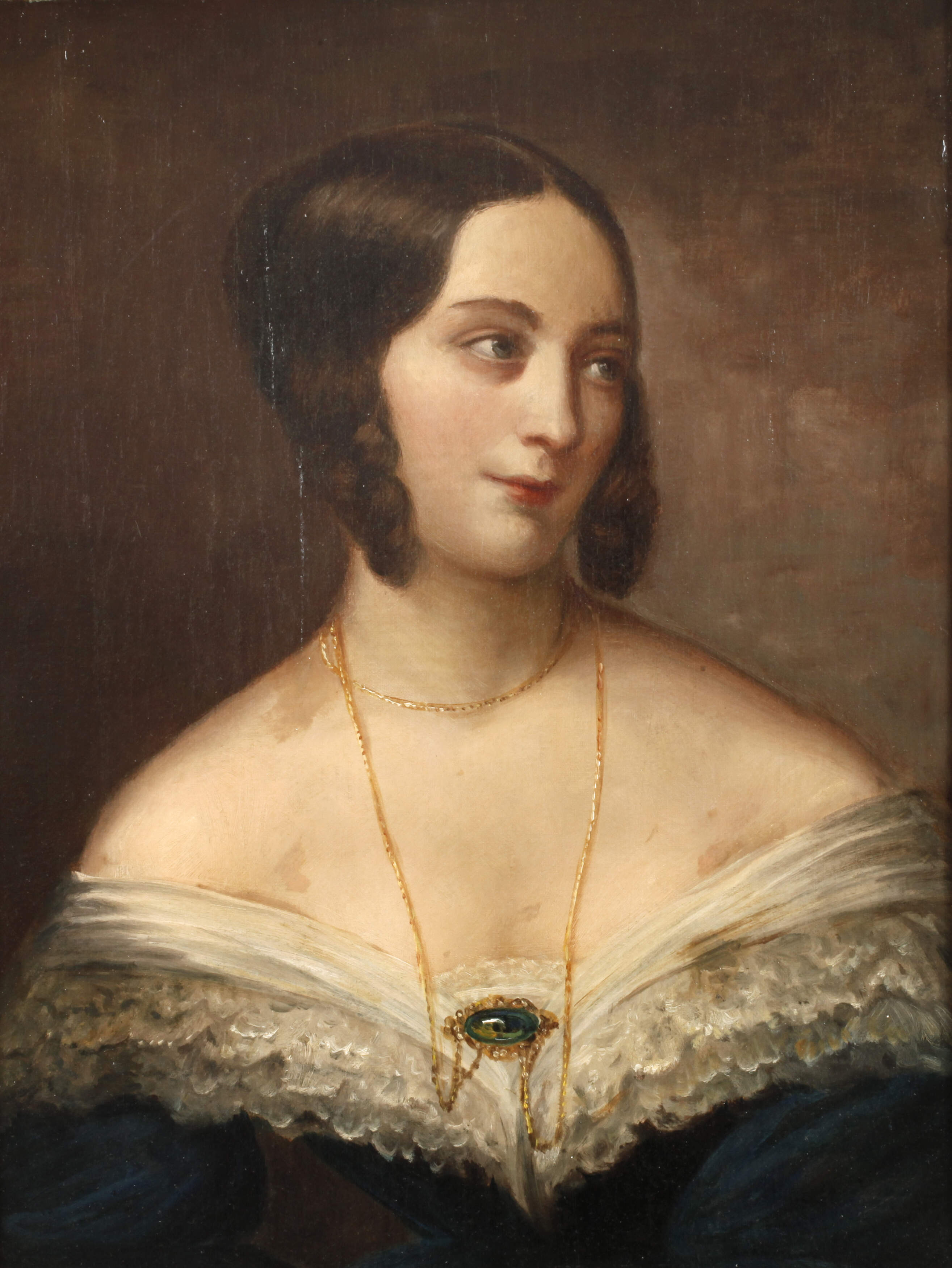 Biedermeier-Damenportrait