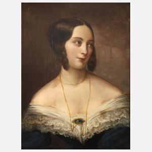 Biedermeier-Damenportrait