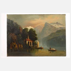 A. Kampe, Zwei Schweizer Sommerlandschaften