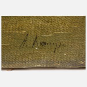 A. Kampe, Zwei Schweizer Sommerlandschaften