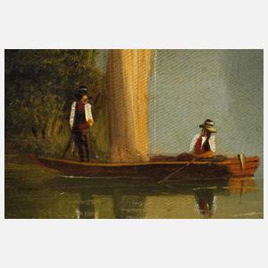 A. Kampe, Zwei Schweizer Sommerlandschaften