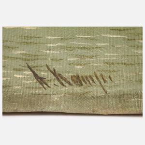 A. Kampe, Zwei Schweizer Sommerlandschaften