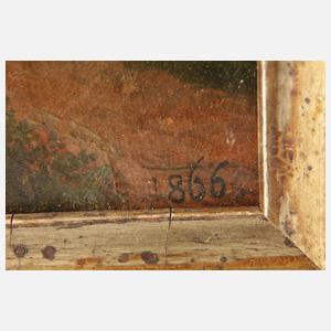 Spätbiedermeierliche Mühlenansicht