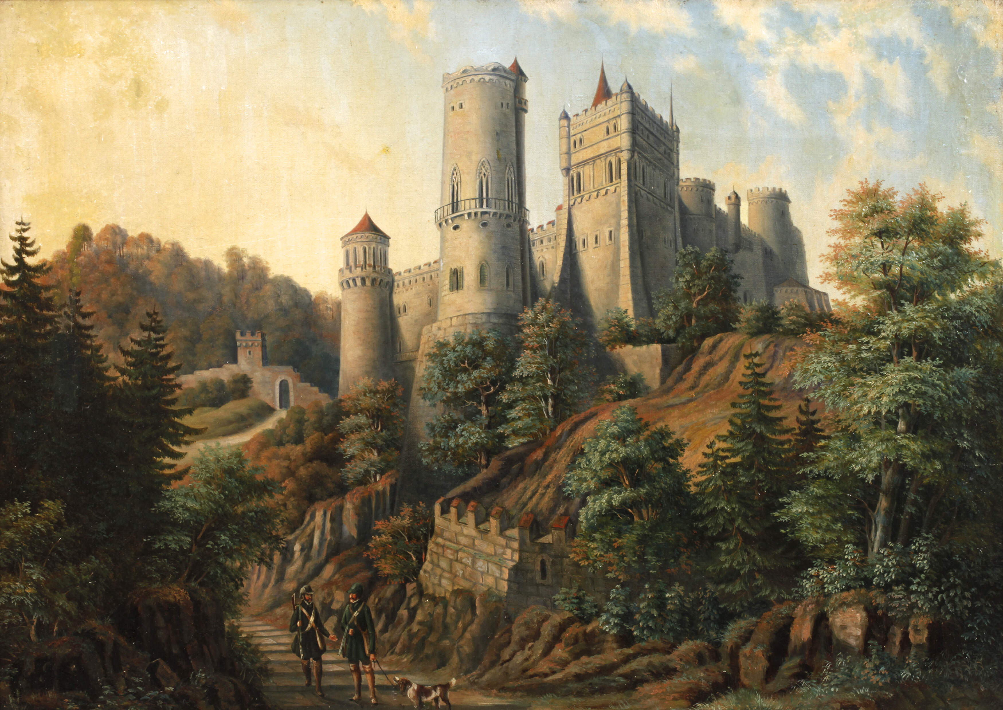 Die Löwenburg im Bergpark Kassel Wilhelmshöhe