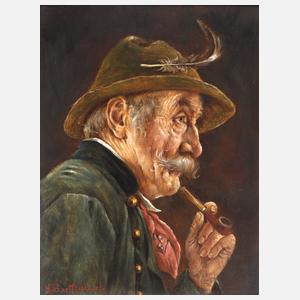 Hans Barttenbach, Pfeifenraucher