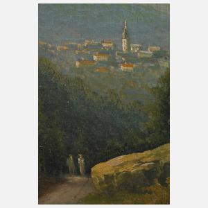 E. Bauer, Alpenlandschaft