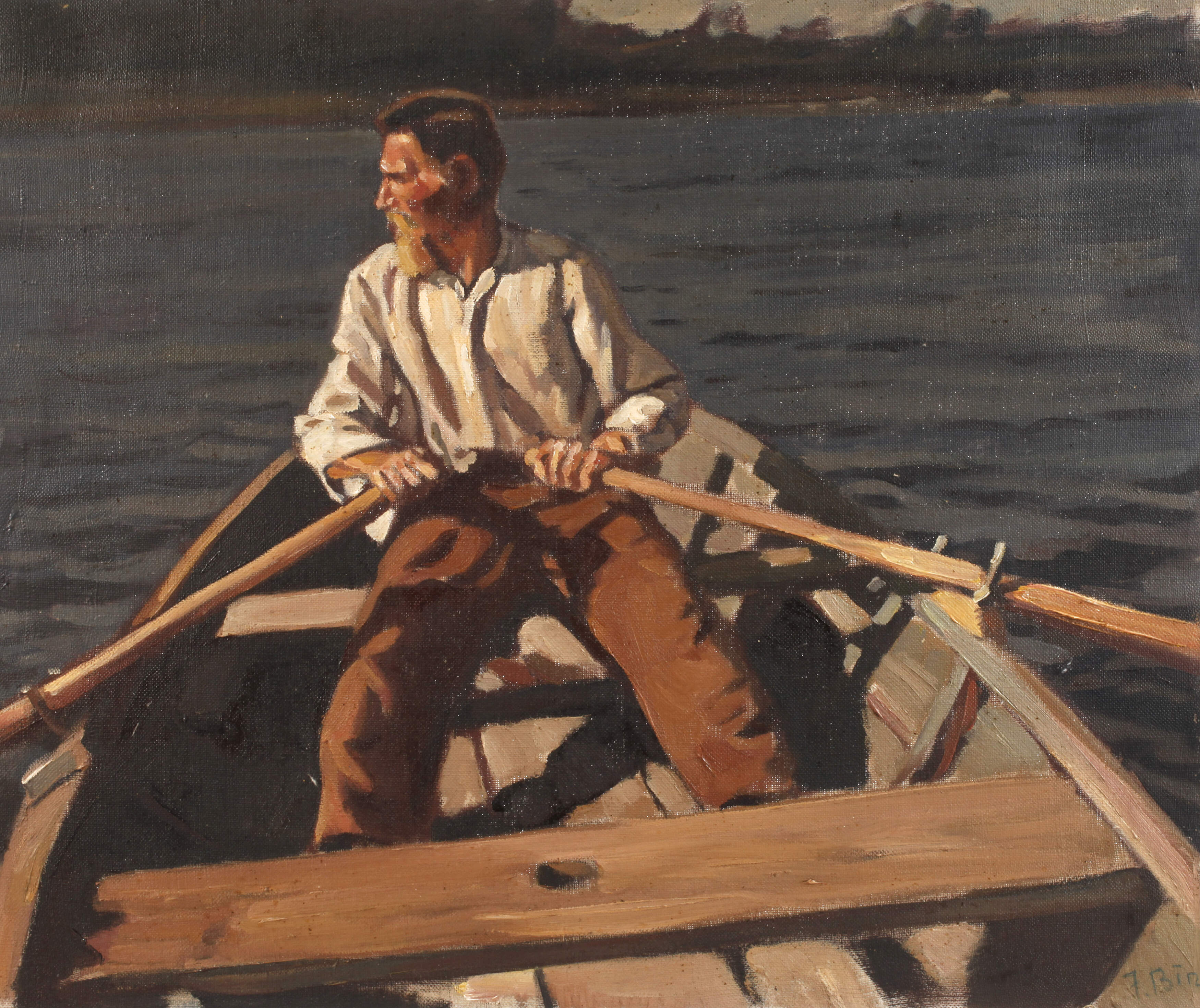 Jekabs Bine, Ruderer