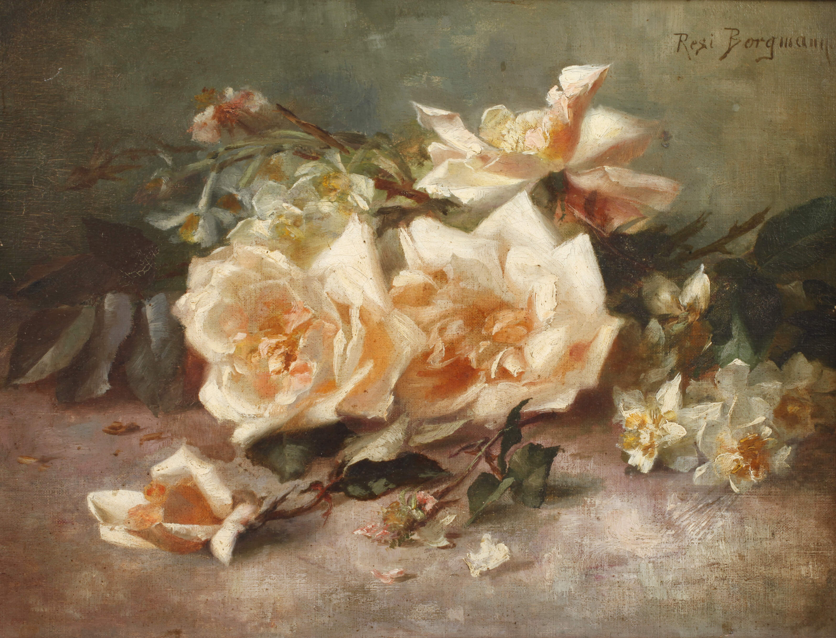 Resi Borgmann, Teerosenstillleben