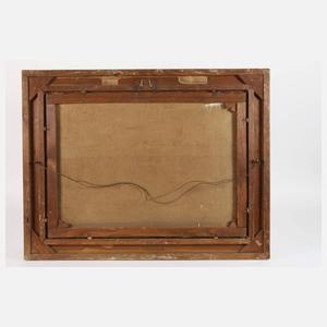 Constant Byon, attr., Kartenspieler im Weinkeller