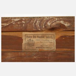 Constant Byon, attr., Kartenspieler im Weinkeller