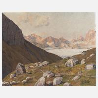 Robert Franz Curry, Sonnige Hochgebirgslandschaft111