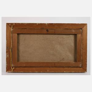 Jakob Dietz, attr., Winterliche Straße in Karlsbad