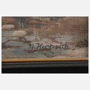 Max Herterich, attr., Kleinstadtidyll Rothenburg