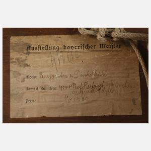 Max Herterich, attr., Kleinstadtidyll Rothenburg