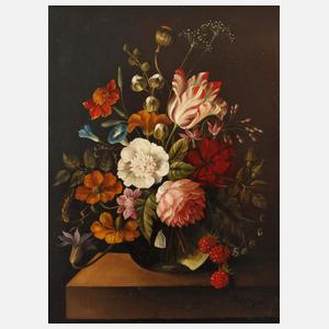 Josef Holstayn, attr., Blumenstillleben