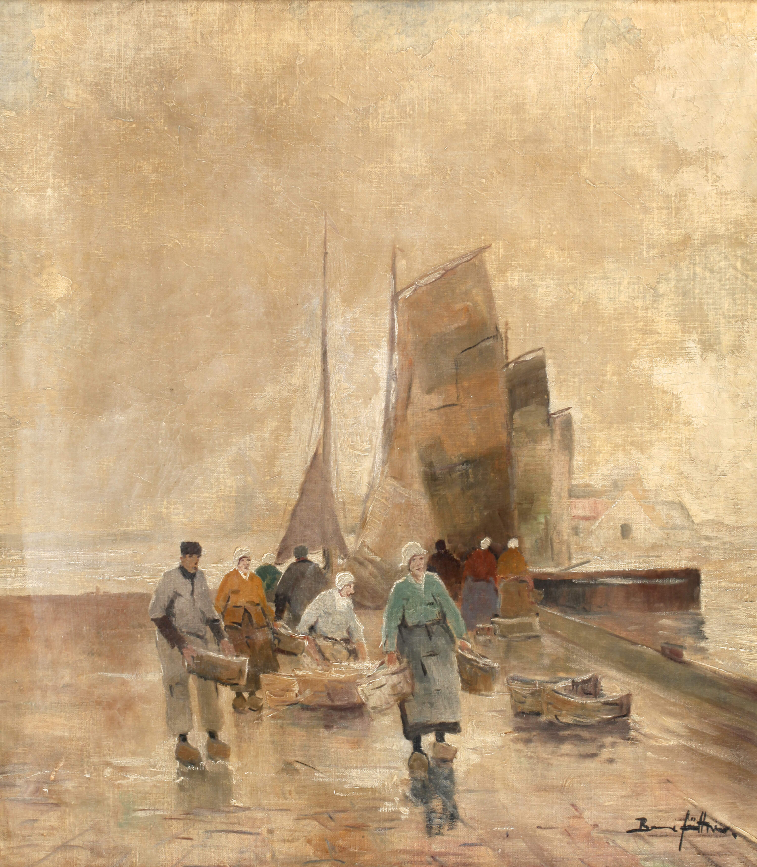 Bruno Jüttner, Morgens am Kai