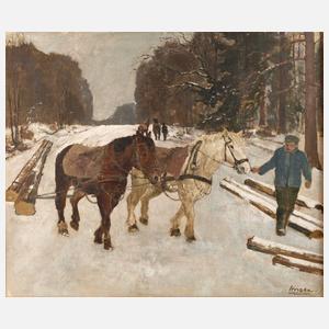 Albert Knoke, Waldarbeiter