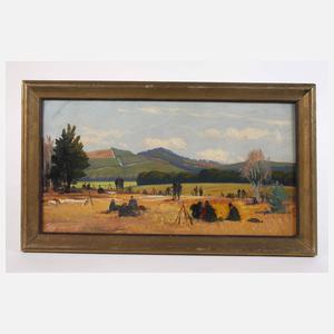 Hugo Köcke, attr., Jäger in Vorgebirgslandschaft