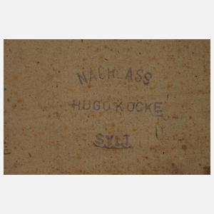 Hugo Köcke, attr., Jäger in Vorgebirgslandschaft