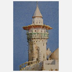 Noel Harry Leaver, "Straßenszene in Palästina"