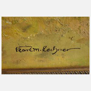 Karl Maria Lechner, Vorgebirgslandschaft mit Fluss