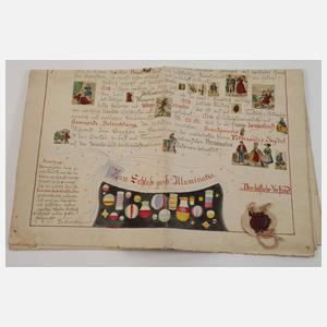 Festprogramme zur Hochzeit Greve/Lepel-Gnitz