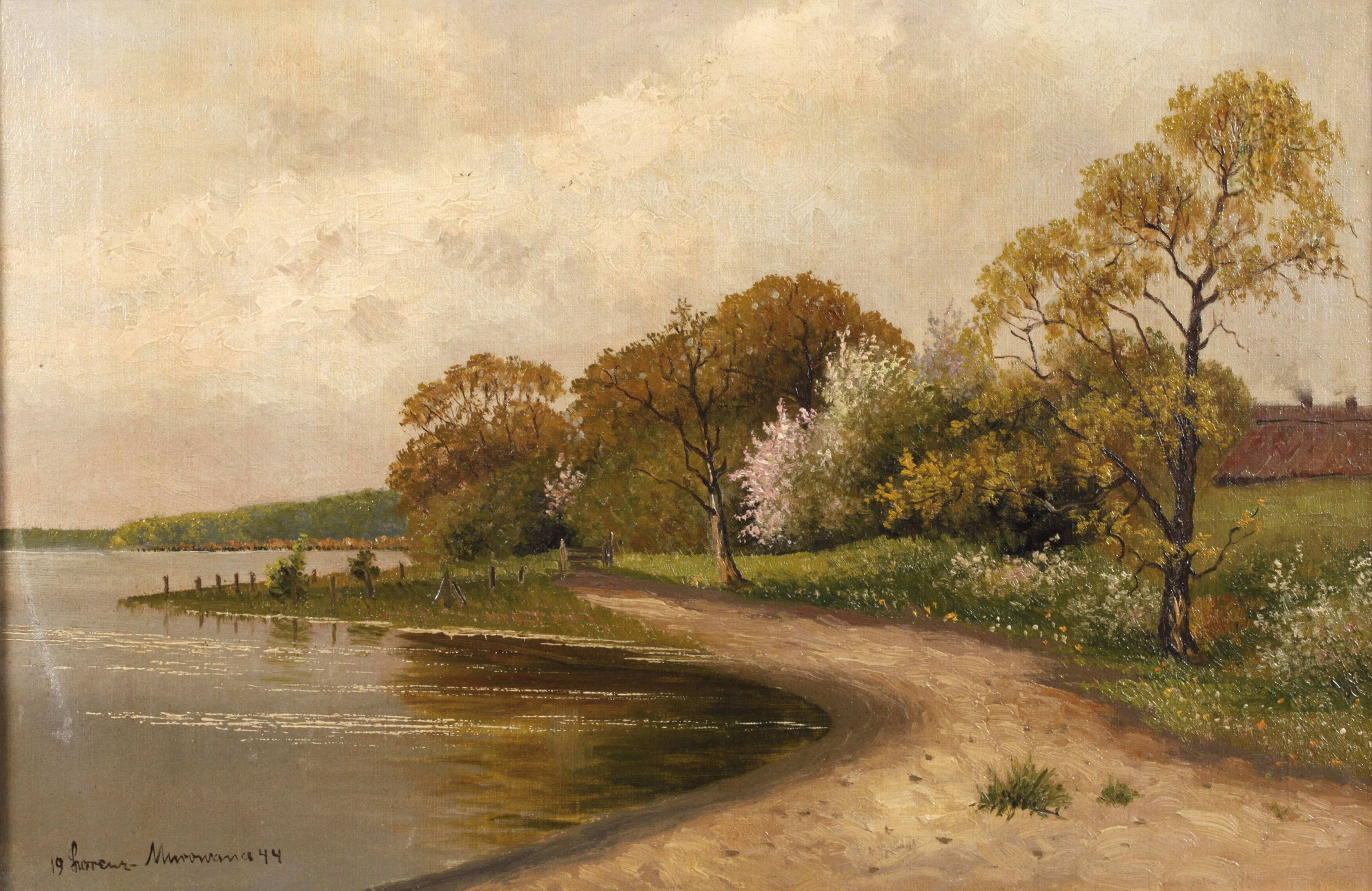 Ernst Lorenz-Murowana, "Frühling Insel Vilm Rügen"