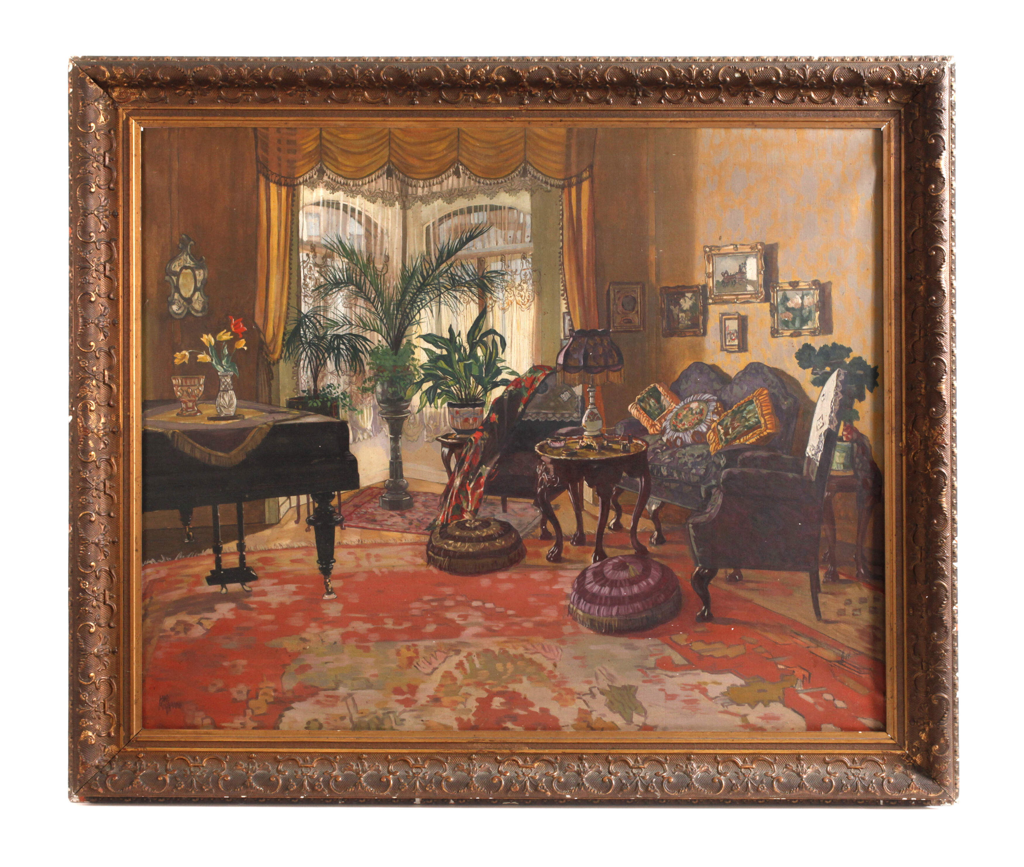 Hans Massmann, Herrschaftliches Stubeninterieur