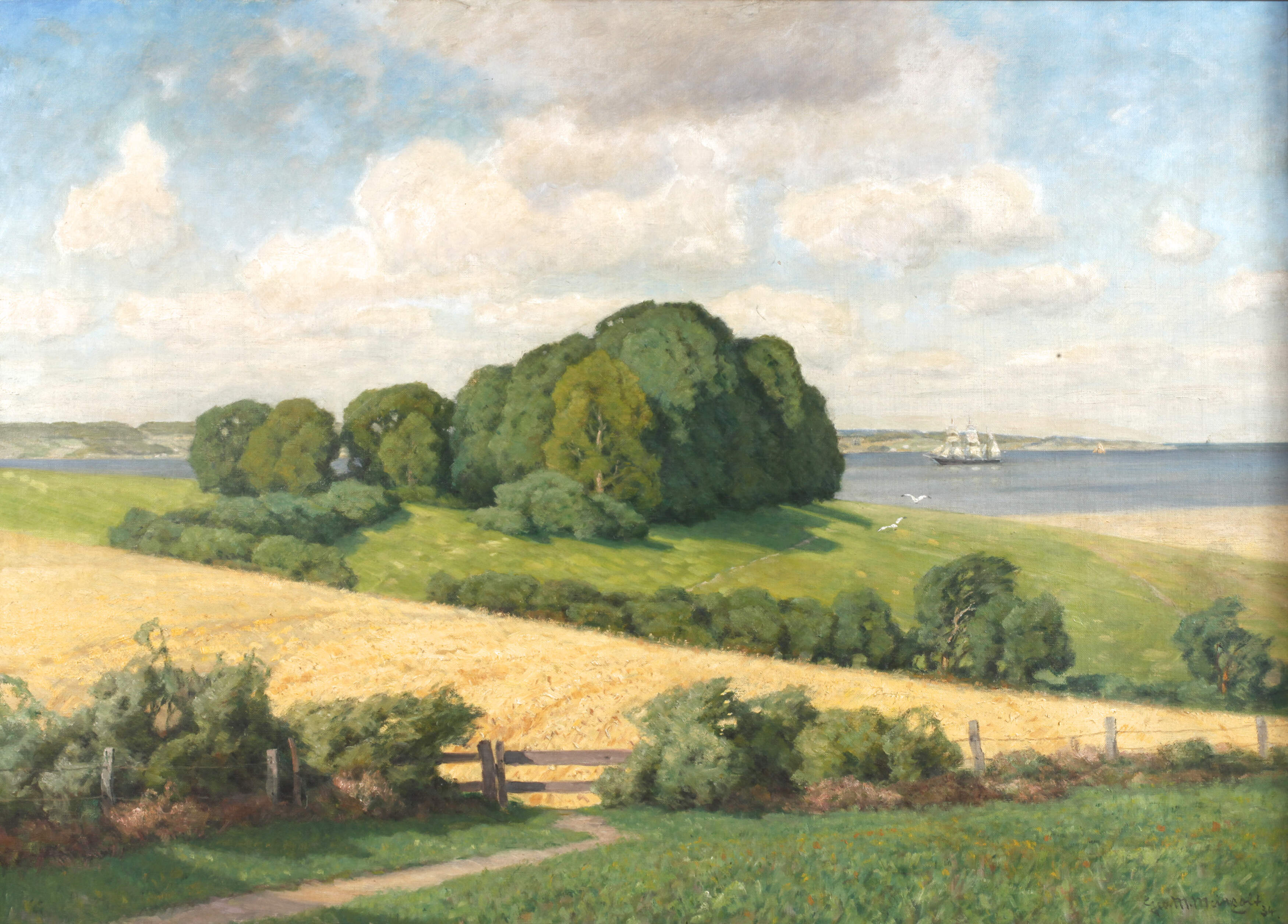 Georg M. Meinzolt, Blick auf die Flensburger Förde