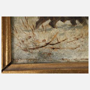 Moritz Müller-München, Wildschweinrotte im Winter