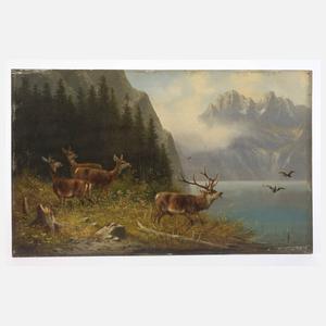 Moritz Müller-München, Hirschbrunft am Königsee