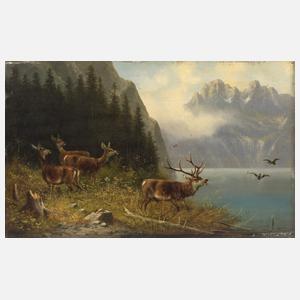 Moritz Müller-München, Hirschbrunft am Königsee