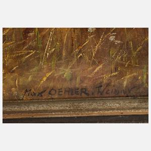 Max Oehler, "Blick auf Schwarza bei Blankenhain"