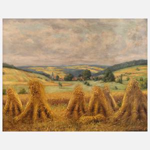 Max Oehler, "Blick auf Schwarza bei Blankenhain"