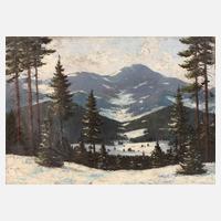 Vladimir Raszka, Verschneite Gebirgslandschaft111