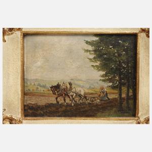 Karl Rohrhirsch, Paar ländliche Szenen