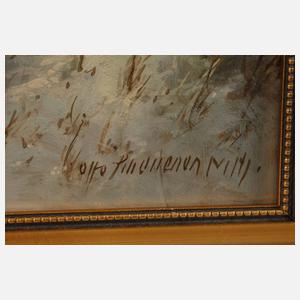 Otto Scheuerer, Wildschweine im Winterwald