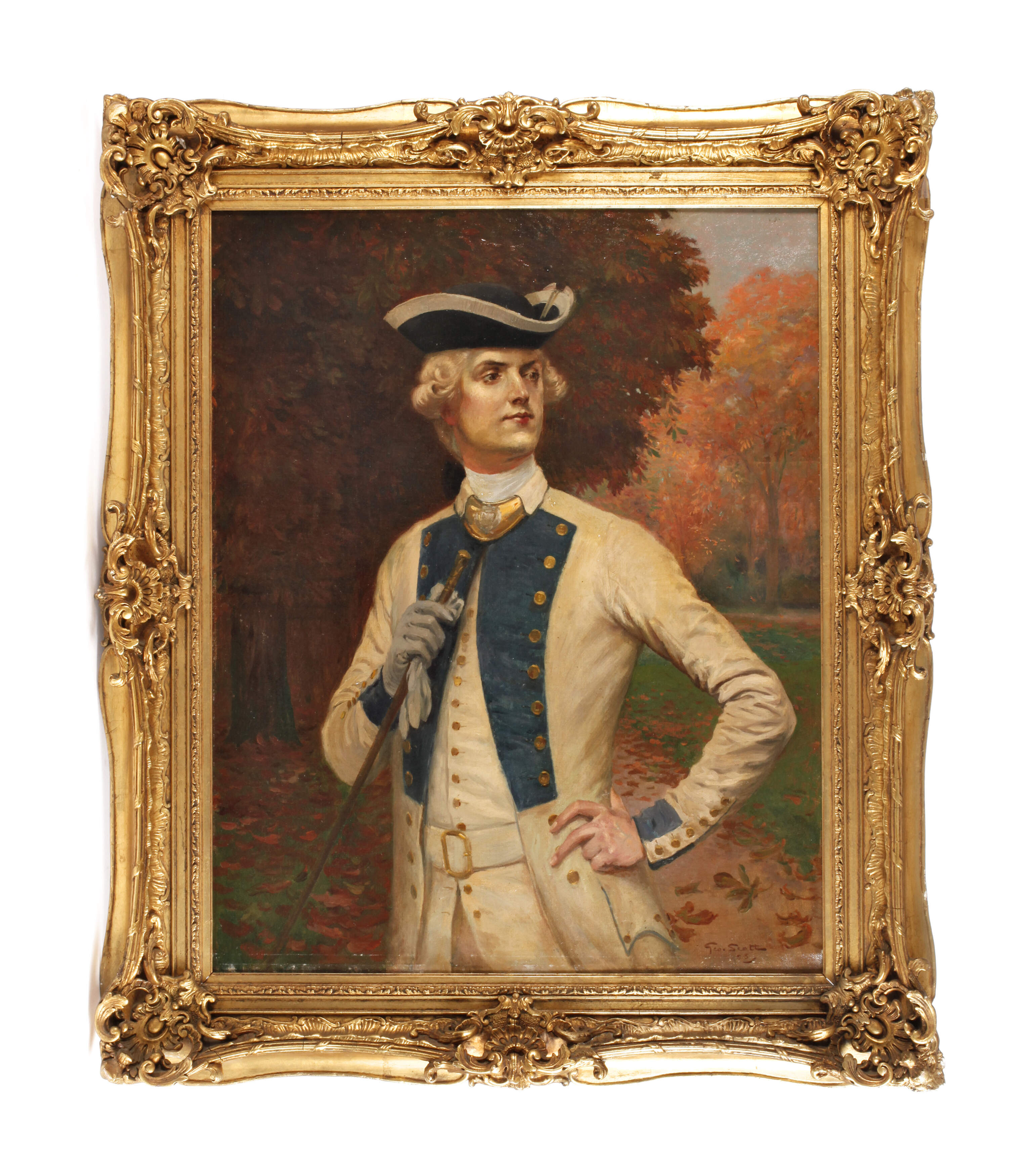 Georges Scott, "Capitaine François Bazille"