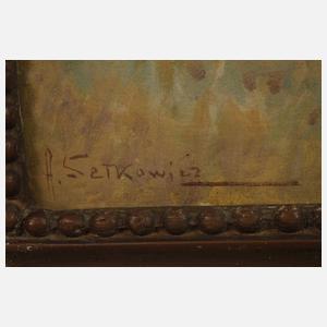 Adam Setkowicz, Auf dem Heimweg