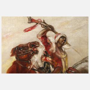 Heinrich Maria Staackmann, Kämpfende Araber