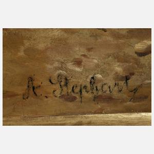 August Stephan, Nach der Fuchsjagd