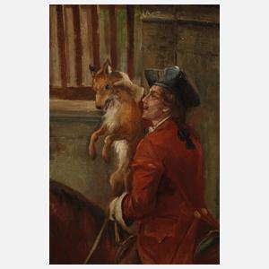 August Stephan, Nach der Fuchsjagd