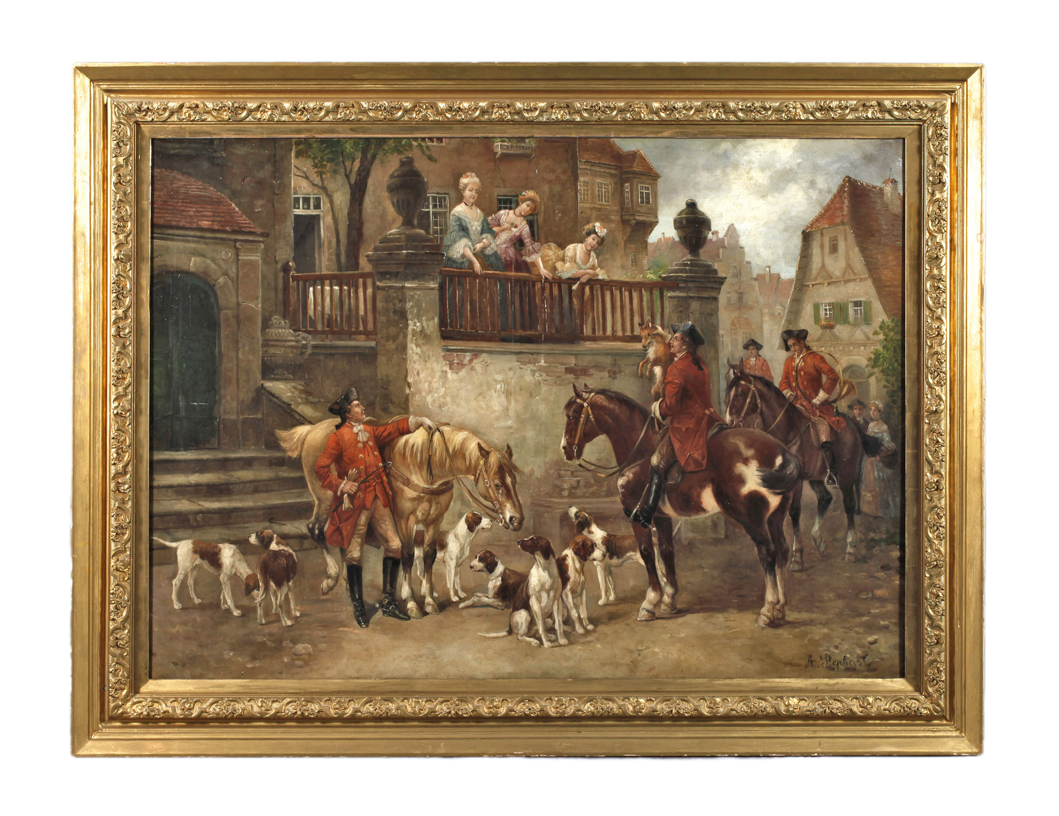 August Stephan, Nach der Fuchsjagd