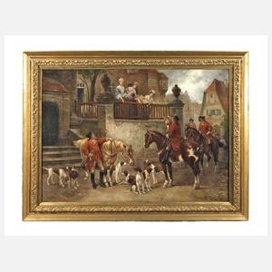 August Stephan, Nach der Fuchsjagd