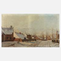 N. v. Straten, Winterliche Dorflandschaft111