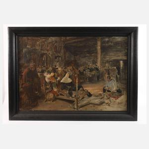 Max Thedy, Ölstudie zu "Adoratio Crucis"