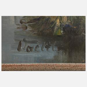 Otto Vaeltl, "Mündung der Ach in den Starnbergersee"