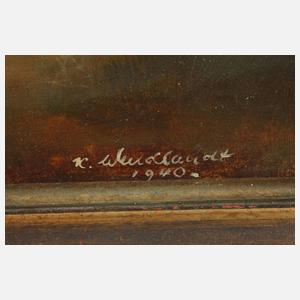 Kurt Wendlandt, Gewitterstimmung in der Ebene