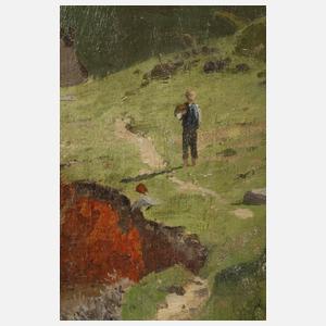 Julius Wentscher, Wanderer am Steinbruch