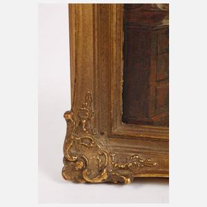 Walter Kraus, "Ein Besuch" nach Carl Spitzweg